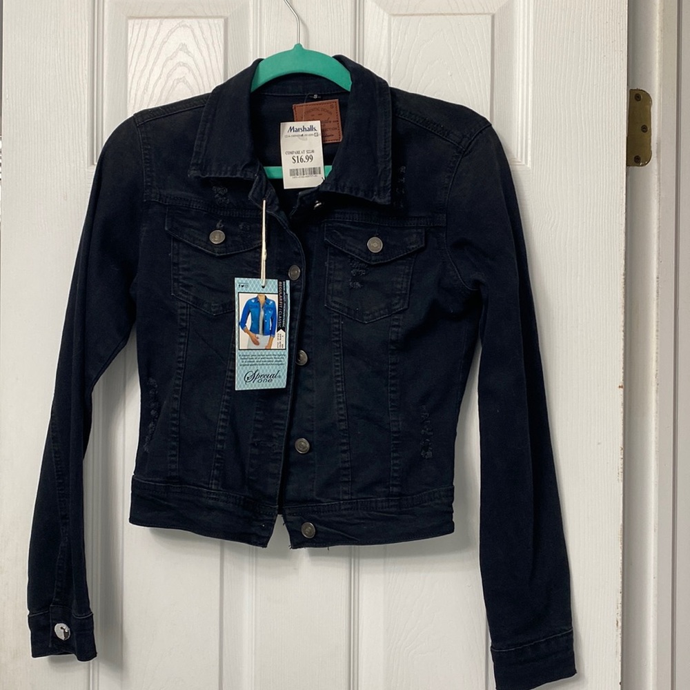 Black Denim Jacket Size S